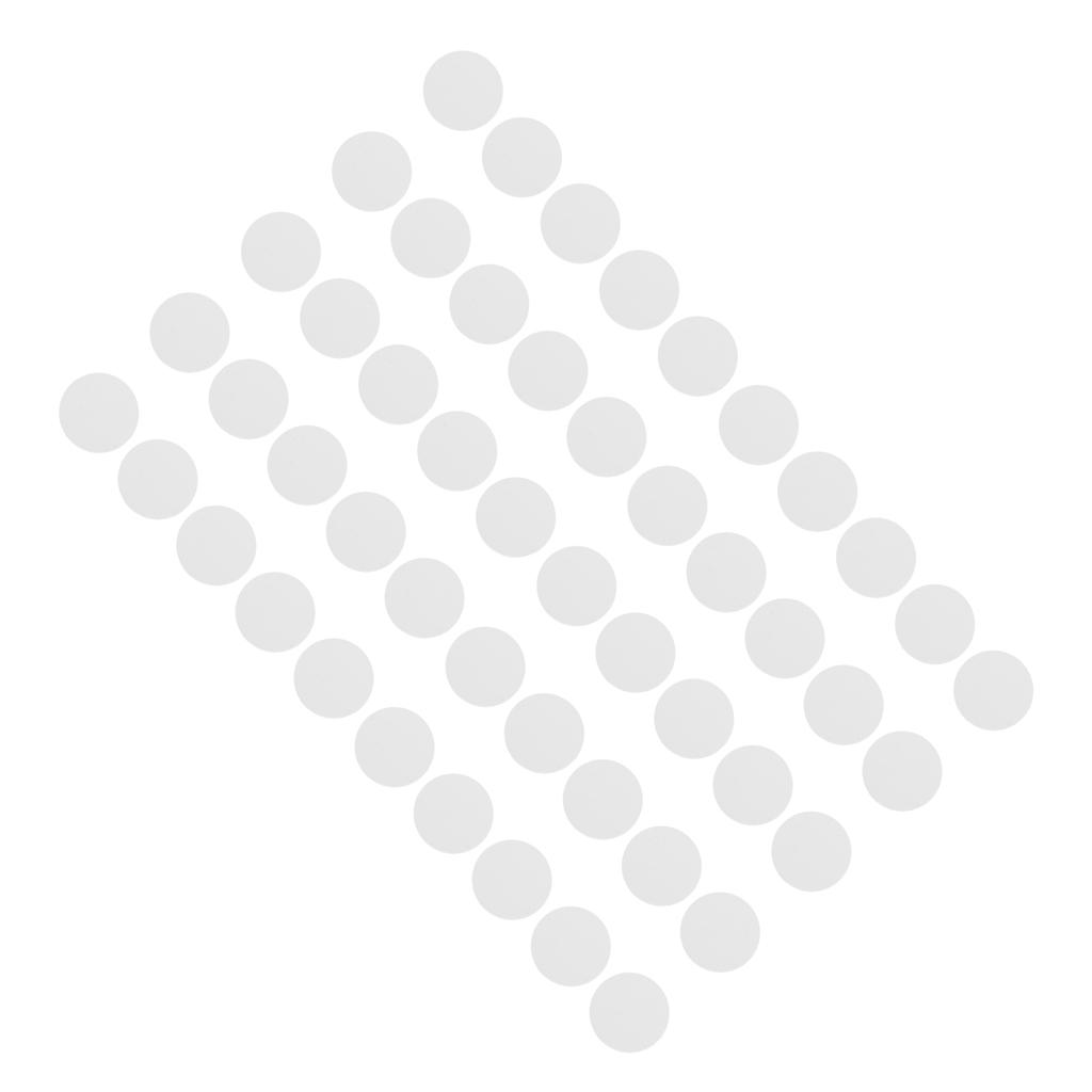 50 buc PVC Monedă Card Tag 25mm Rotund Alb Gol pentru Control Acces Pontaj