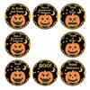 Label Gift Packaging Pumpkin Labels Stickers Halloween Sticker Paper Seal Labels Candy Bags Sticker