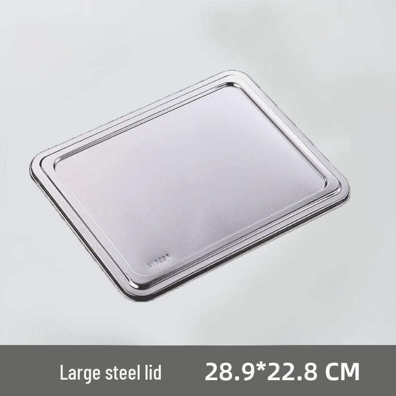 WUHE Stainless Steel Divided Lunch Tray