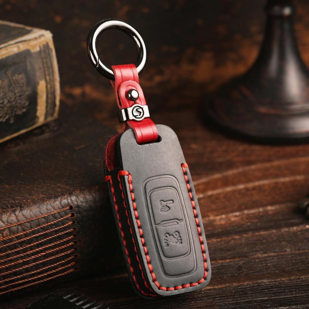 [smasol] Compatible WR-V Key Cover, Freed, Genuine Leather, New Fit 4, Key Cover, Civic