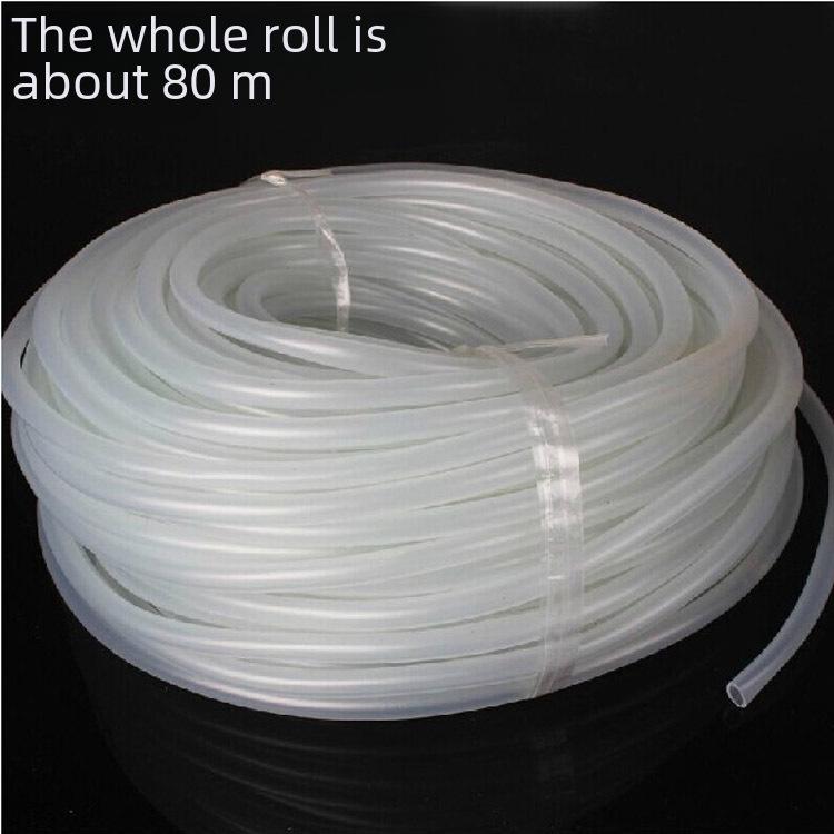 Flexible PVC Silicone Hose for Oxygen Pump, Oxygenator, and Aquarium (4mm X 6mm, 1 Meter)