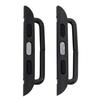 Strap Adapter - MY-MONTRE - 22mm (38/40/41mm) - Black - Sold In Pairs - Universal Apple