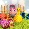 3D Printed Dragon Eggs with Mini Dragon Surprise Toys Kids Birthday Party Favors Christmas Gift Decoration Ornament for Children