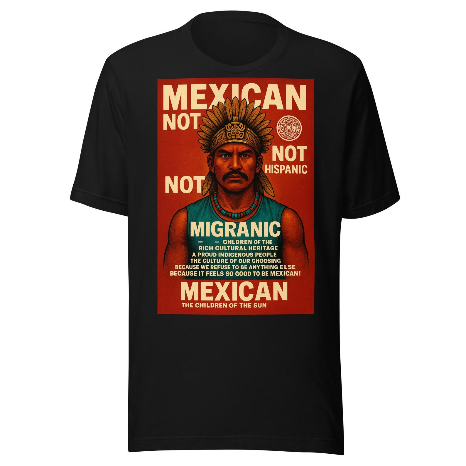 Mexican Not Hispanic Emiliano Zapata Unisex t-shirt S