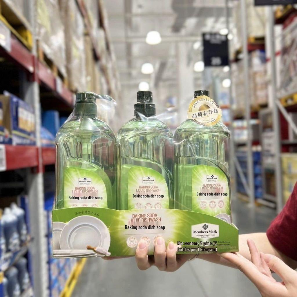 Sam's Club Baking Soda Dish Soap & Safe Fruit and Vegetable Cleaner - Gentle on Hands