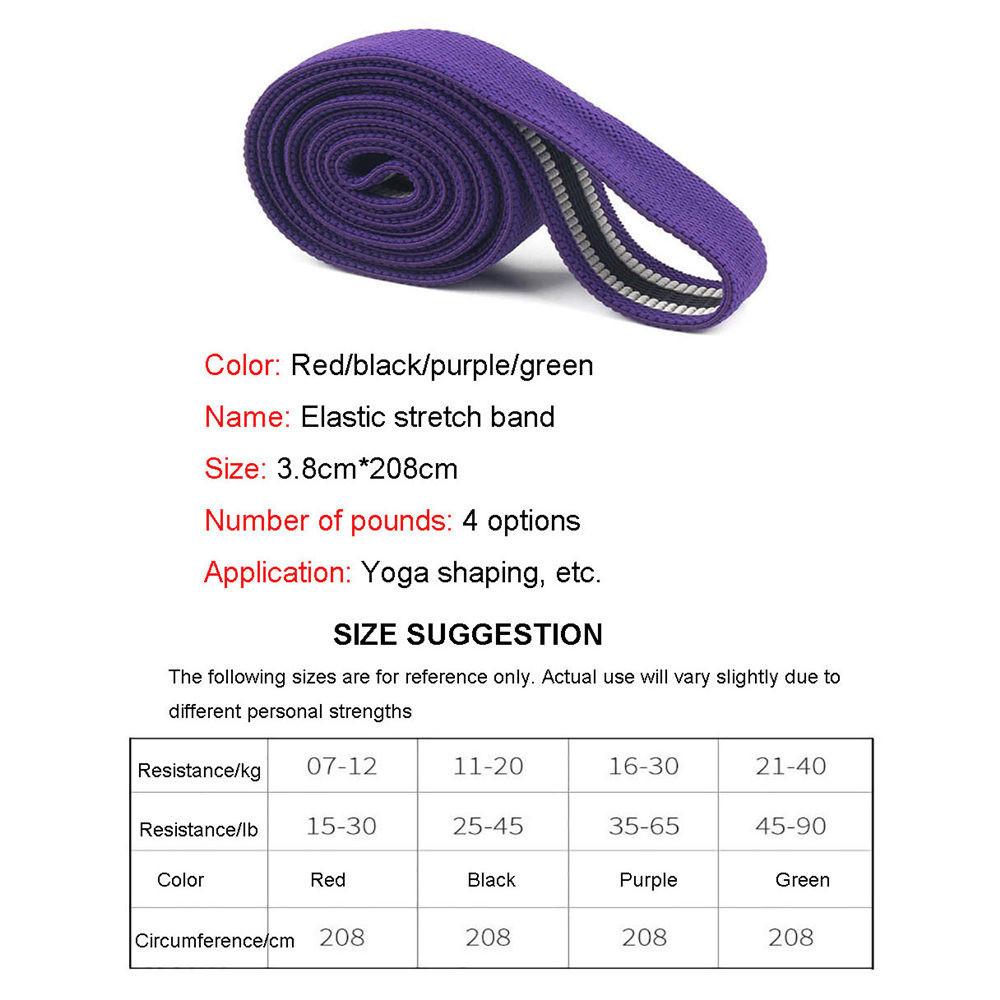 Faixa de Assistência para Barra Fixa de Tecido Longa 208cm Resistente Exercício Alongamento Faixas de Yoga Equipamento de Ginásio em Casa Alongamento Corporal Treino
