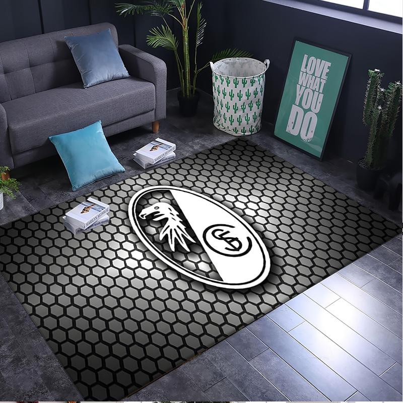 1PC Rug Club Crest Design Carpet, Chair Rug,Area Rug for Office Bedroom Living Rooms Bedroom, Doormat Decor Christmas Fan Gifts