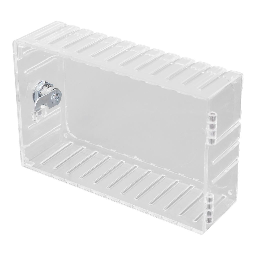 Thermostat Lock Box with Keys Clear Acrylic Protective Cover for Home Or Commercial Temperature