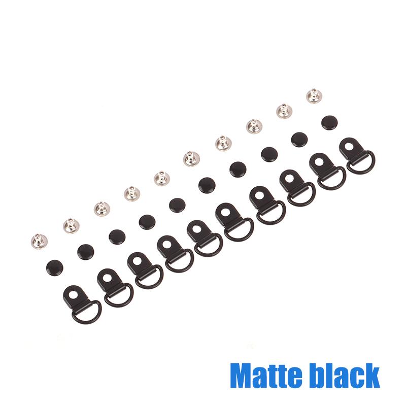 10 Sätze D-Ring-Schnalle zur Reparatur von Taschen, Wanderschuhen, Kletterschuhen, DIY-Taschenzubehör