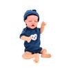 Realistic Newborn Baby Doll Washable Lifelike Vinly Body Baby Doll 18 Inches with Closed Eyes for