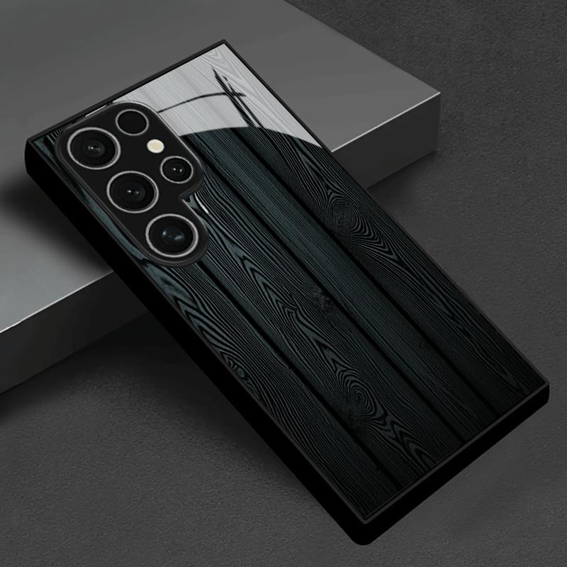 Elegante lusso Custodia per Telefono di Alta Gamma Custodia per Telefono in Vetro TPU per Samsung Galaxy S26 S25 S24 S23 S22 S21 FE Ultra Plus Resistente alle Cadute