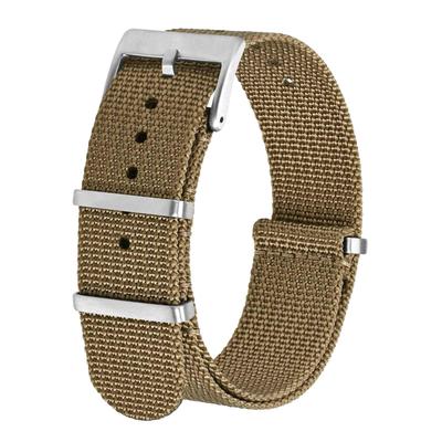 BISONSTRAP 18mm Nylon-Uhrenarmband, Single-Pass, Militärstil, Inklusive Werkzeugen