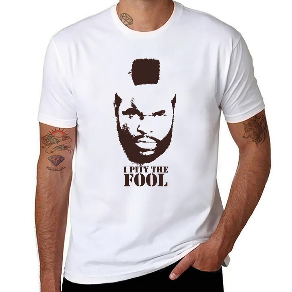 BA Baracus I Pity TheFool A Team Tshirt TShirt Plus Size Outdoor Casual Top