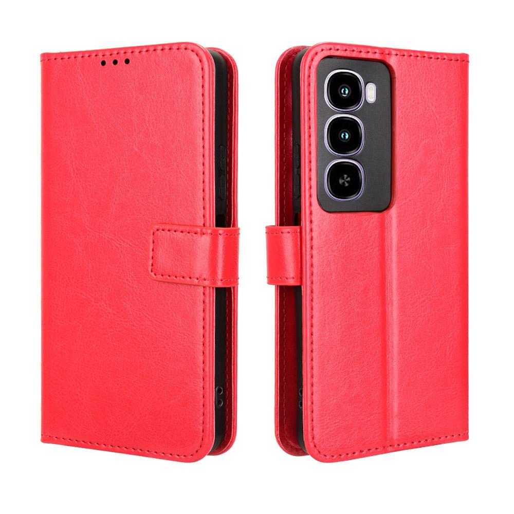 Flip Cover for Itel City 100 Leather Case [Flip Vintage Leather] Wallet Shockproof Durable Retro Phone Case