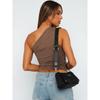 Women S Sexy Off Shoulder Ruched Tight Camisole Top Wearable Inner Outer