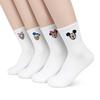 (4 Pairs) Disney Mickey Mouse Licensed  Women Girls Kids Costume Socks PG14