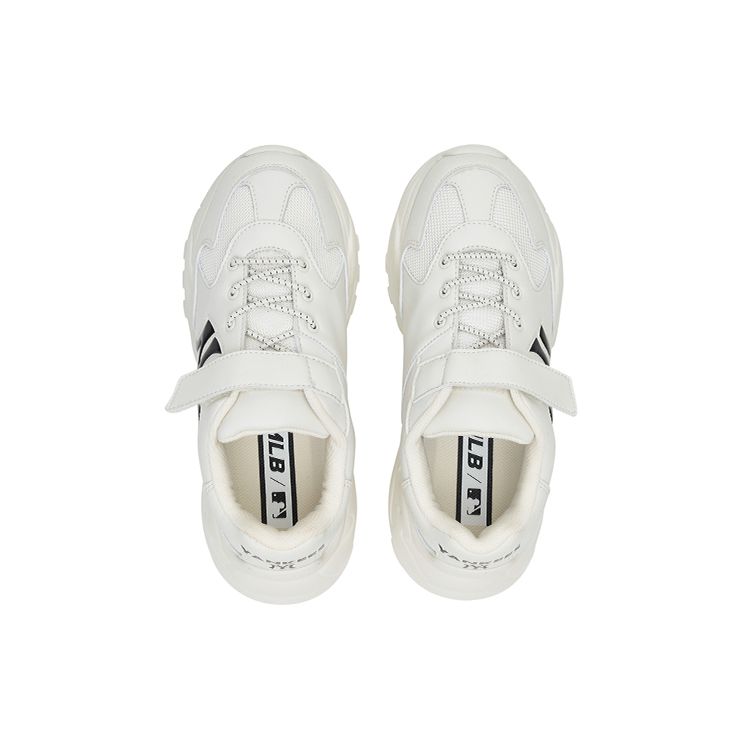 MLB Big Ball Chunky 24SS Slip Resistant Durable Low Top Casual Shoes Kids sneakers White 7ASHJB14N-50WHS