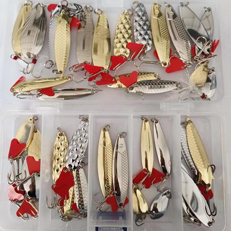 Mixed Fishing Lure Set Minnow Spoon Lure Soft Lure Fishing Accessory In Box Artificial Bait For Bass Pike Crank Dropshipping