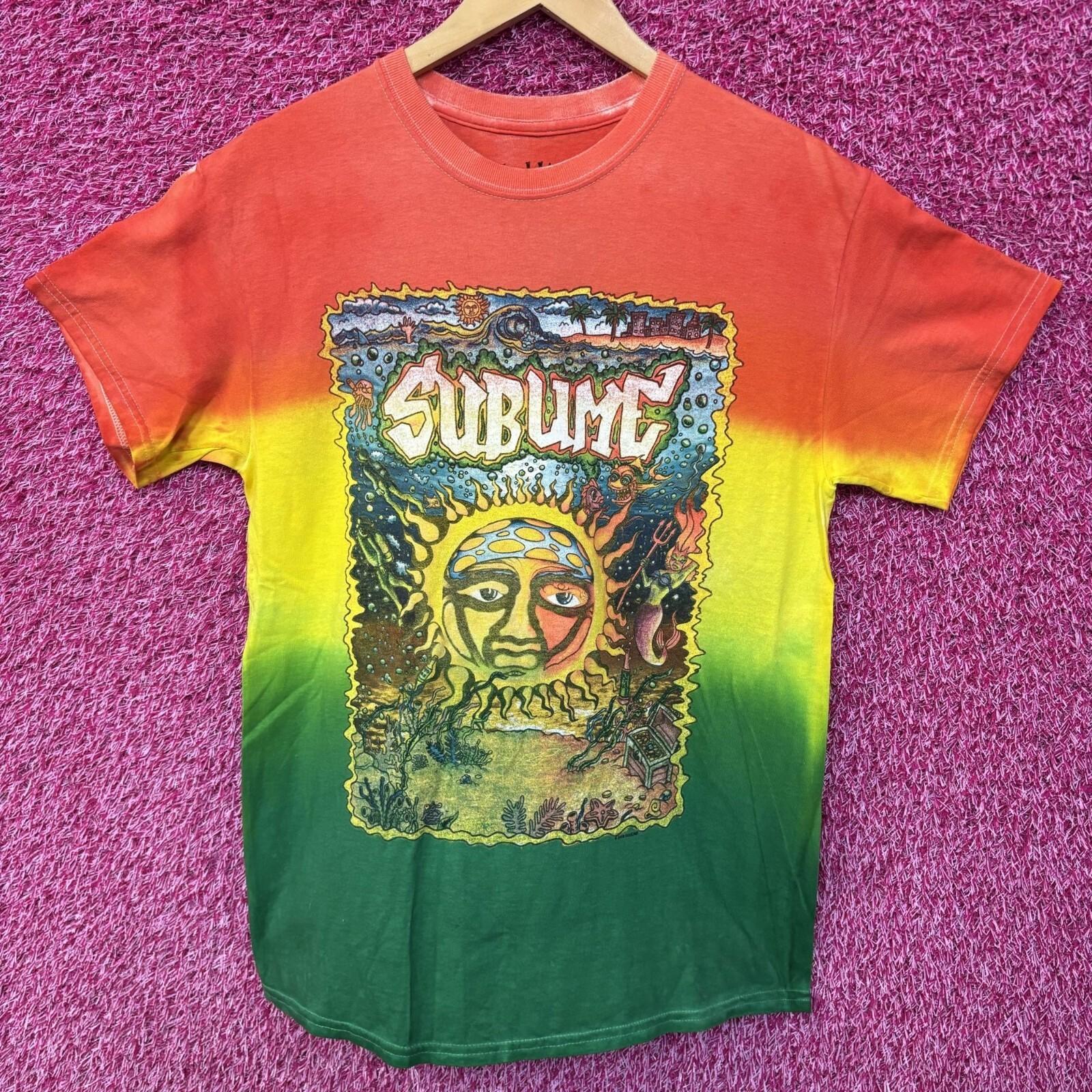 

Sublime Rastafari Style Tricolored tiedye Rock Tee 4XL