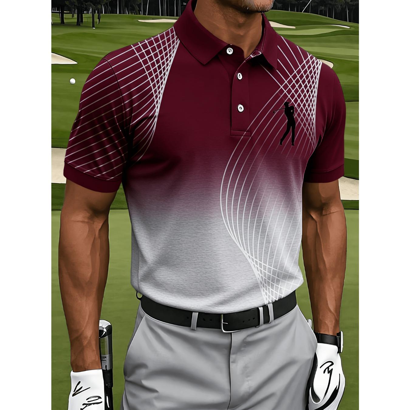

2026 Model Men s Business Polo Shirt - Golf Ball Sport - Comfortable and Breathable - 3D Printing - Suitable for All Seasons. 5XL