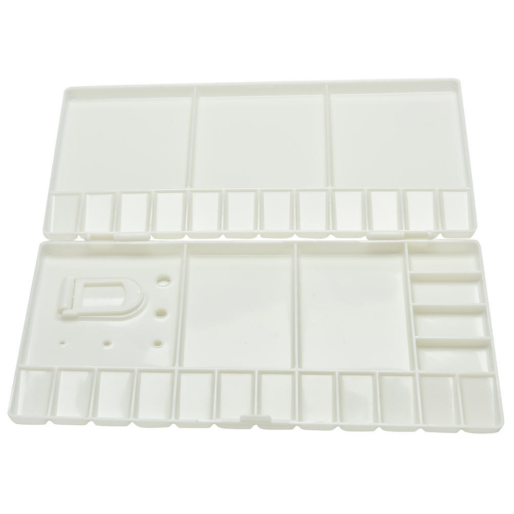 Art Paint Tray Artist Oil Watercolor Plastic Palette White 33 Grids L Size
