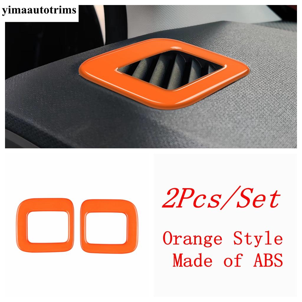 

Панель переключения передач / Подъемник окна / Накладка на ручку двери / Накладка на рулевое колесо Оранжевые Аксессуары Для Ford Maverick - 2025 Dashboard Air AC