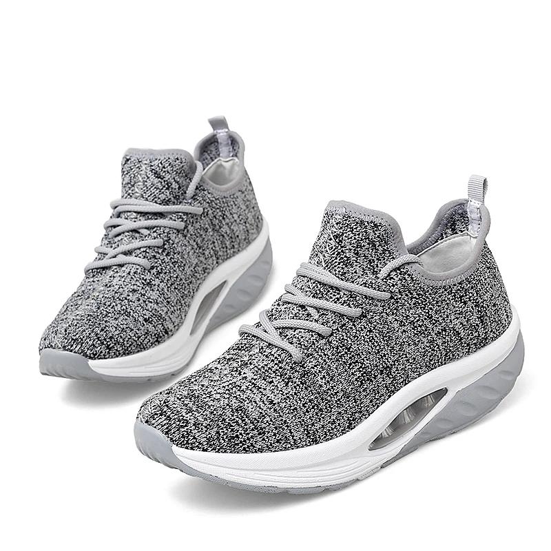 Fashion Spring New High Quali Women Vulcanized Shoes For Women Breathable Light Big Sneakers Non-slip Shoes Woman
