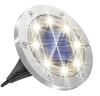 Solar Buried Ground Lights, 8/20 LED Waterproof Underground Deck Spot Outdoor Garden Pathway Driveway Landscape Decor Spotlight