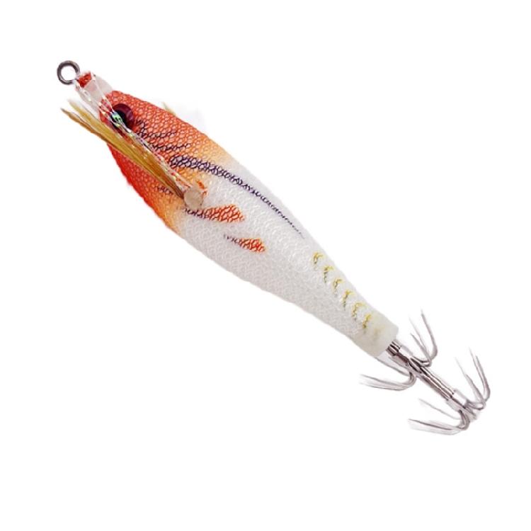 Künstliche Garnelenköder Garnelenfischköder Leuchtende Tintenfisch-Jigs Angelsets