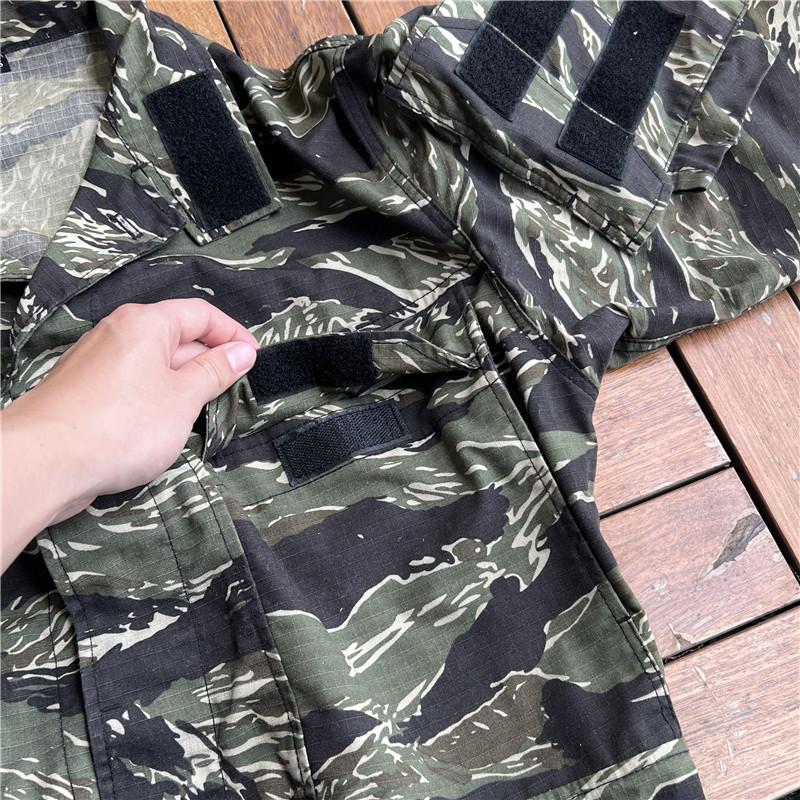 BEPAN Jungle Tiger Spot Base Taktischer Anzug Outdoor-Kampf Langarm-Oberteil G3 Froschanzug