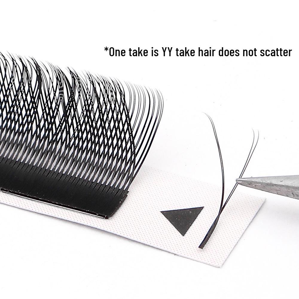 

Immortal Flower 0.03YY Ultra-Fine Soft Natural Mesh Weave Grafted Eyelash Extensions 0.03YY B Curl (Medium Curl)