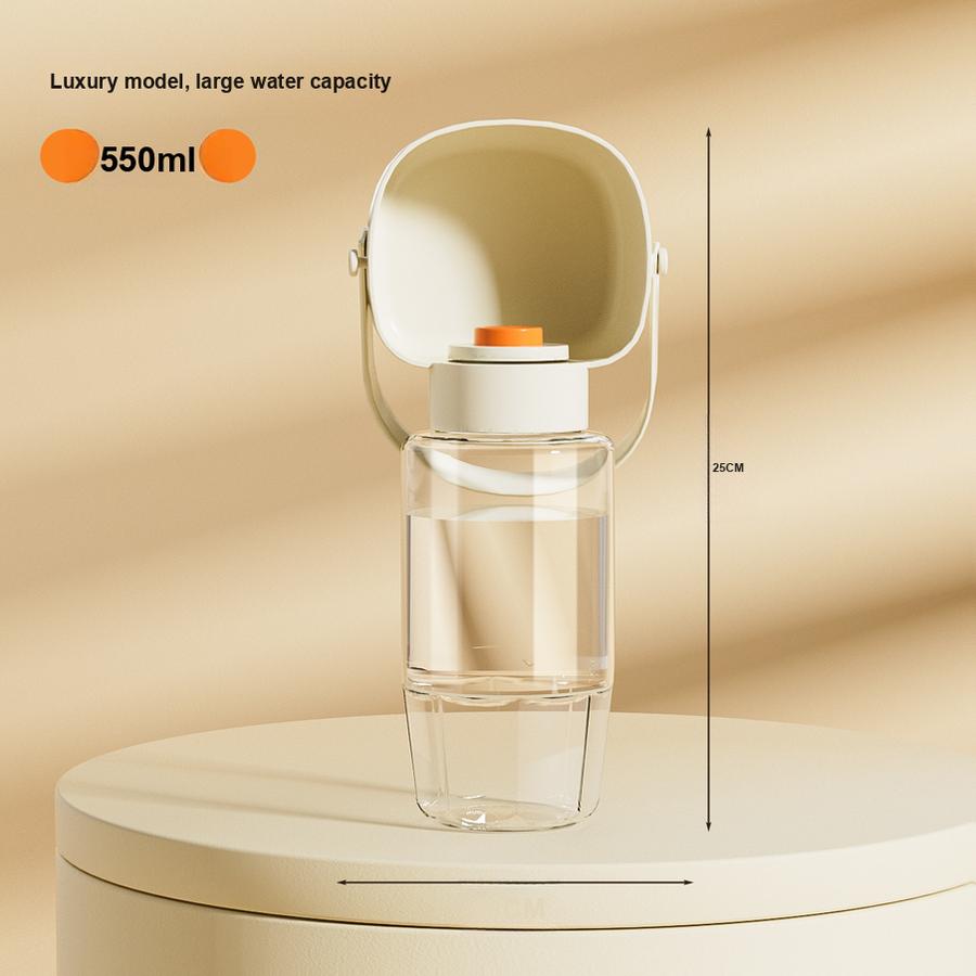 Cat & Dog Travel Cup Companion Cup for Pets, Drinking & Feeding Bottle, Heat Resistant