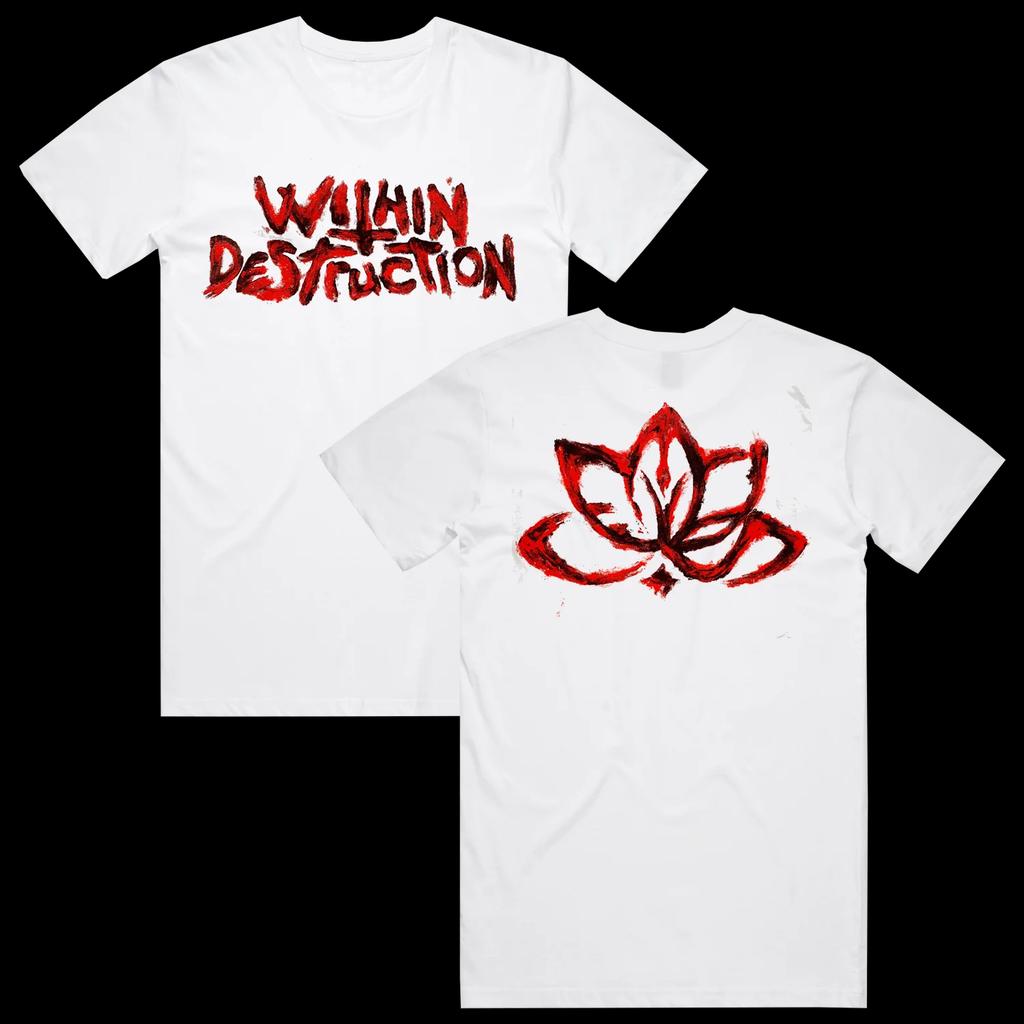 2026 Within Destruction Slam Deathcore Band Letter Graphic Unisex Women Cotton TShirt Streetwear Vintage Fashion Summer Casual Tee