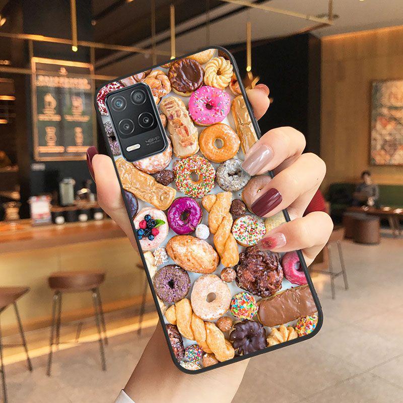 Sweet Donuts Shell Phone Cover For Oppo Realme 8Pro 6PRO 6i 7pro 9i 9pro C11 C21Y C21 C25Y C25S C3 Q3S XT Cases Coque