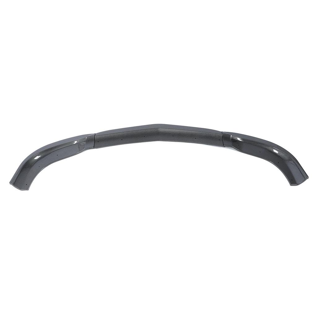 3Pcs Front Bumper Lip Spoiler Splitter Sporty Look Front Lip Spoiler Splitter Protector for C-Class W204 Pre-Facelift C63   2007 to 2010