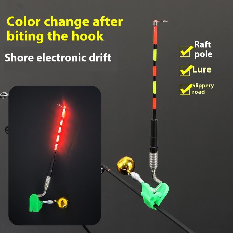 1 Stück Nachtangeln Angelrute Leuchtstab Abnehmbarer Bissanzeiger Angeln Leuchtstab Pose Zubehör Elektronische Rutenlampe