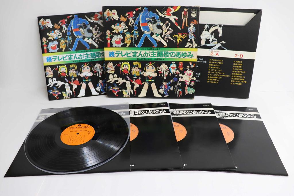 LP Record ANIME - Zoku Tv Manga Shudaika No Ayumi CB70203 COLUMBIA 1978 Japan Anime/Game Used