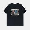 ZAZOMDE Unisex Patchwork Elephant Graphic T Shirt Summer Cotton Crewneck Short Sleeve Loose Vintage Streetwear Casual Tee Tops