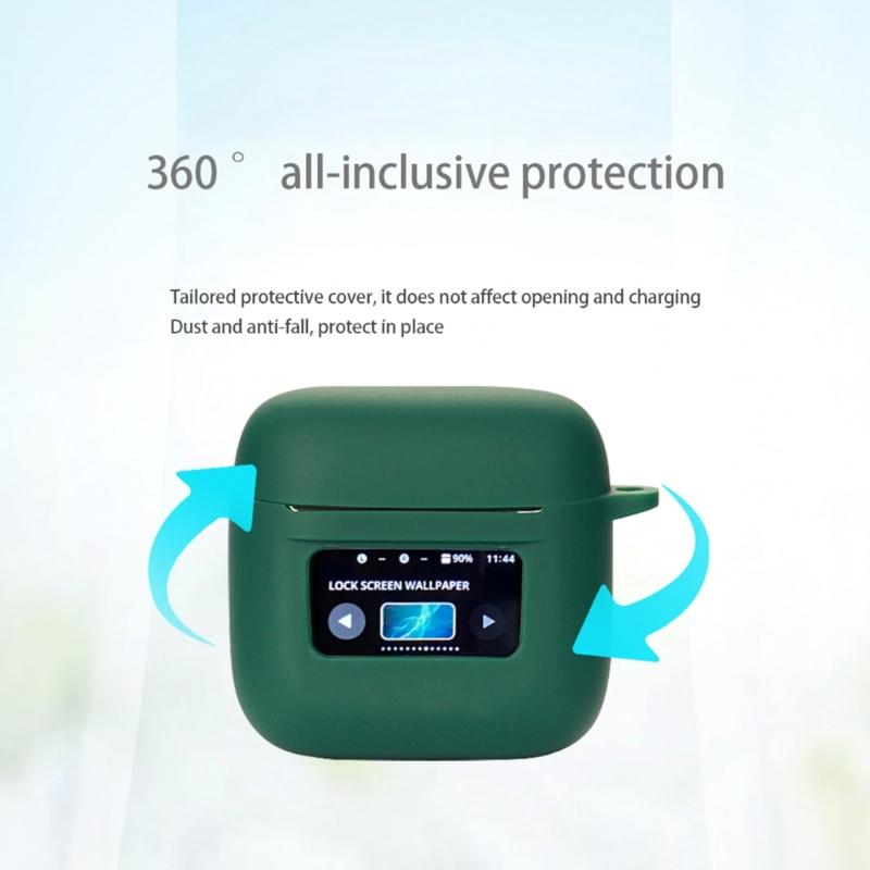Wireless Earphone Protective Case Compatible for Tour Pro 2 Cover Dust Shockproof-Shell Washable Housing Antidust Sleeve