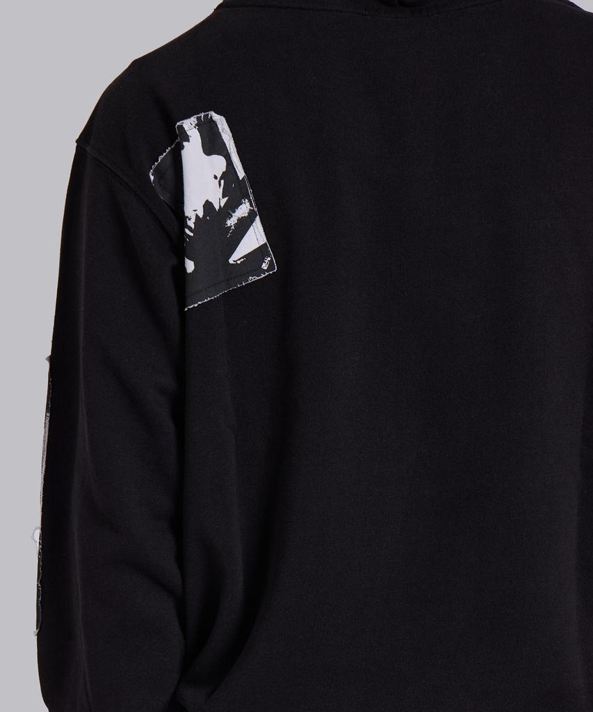 (U) Black Devoted Patch Hoodie
