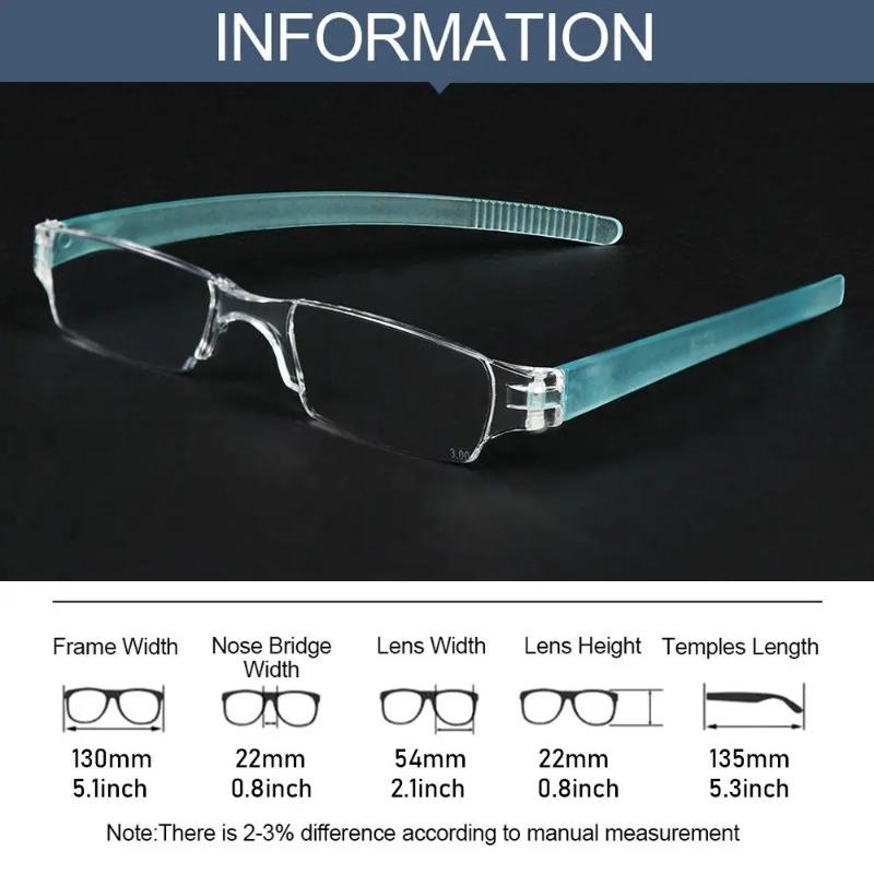 Ultraleichte Lesebrille Herren Damen Trend Gelee Farbe Lesebrille Alterssichtigkeit Dioptrien +1.0 1.5 2.0 Bis 4.0 Brillen Mit Etui