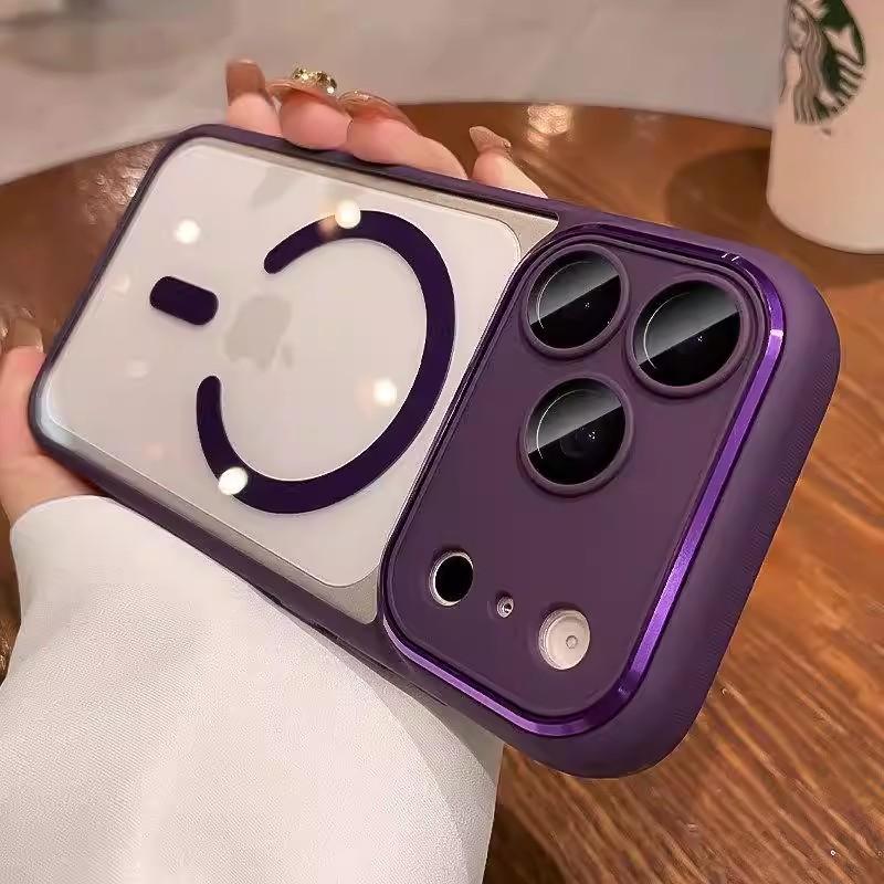 Применимо к магнитному чехлу для мобильного телефона Apple 17proMax, прозрачный, продвинутое ощущение, iPhone16 Европа, Америка и 15 противоударный защитный чехол