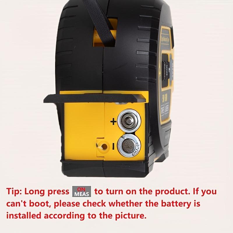 3-in-1 Digital Laser Tape Measure: High-Precision Rangefinder & Steel Tape with Cross Line Feature