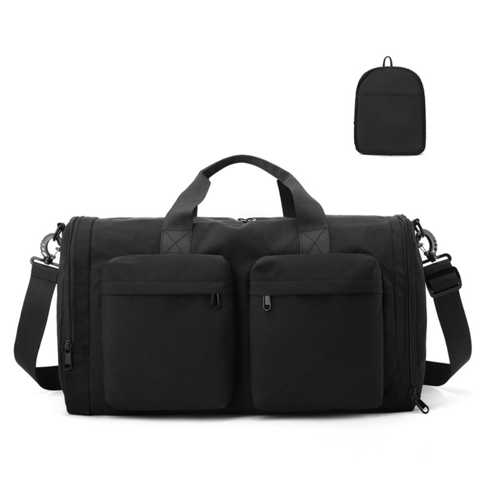 32L Foldable Travel Bag Large Capacity Waterproof Sport Bag Fitness Bag Dry-wet Separation Multiple Compartments Luggage Bag
