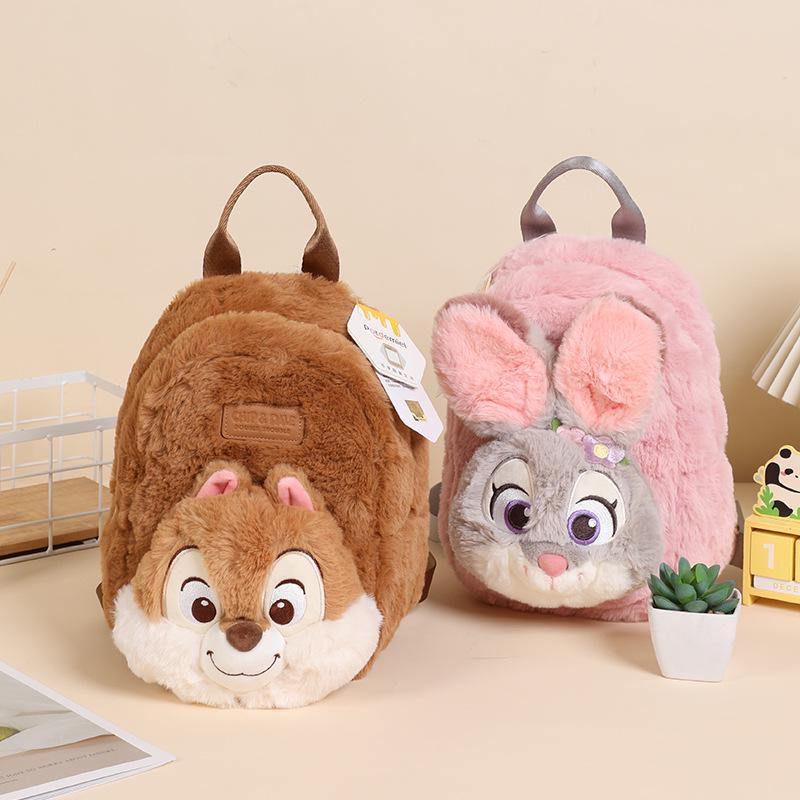 Adorable Plush Judy & Nick Multifunctional Children's Backpack