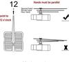 17Inch Home Decorative Living Room Bedroom Office Silent Acrylic Wall Stickers Clock