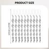 10 Pieces 12 inch Bird Twist Rods Reflective Ornamental, Birds Repelling Device