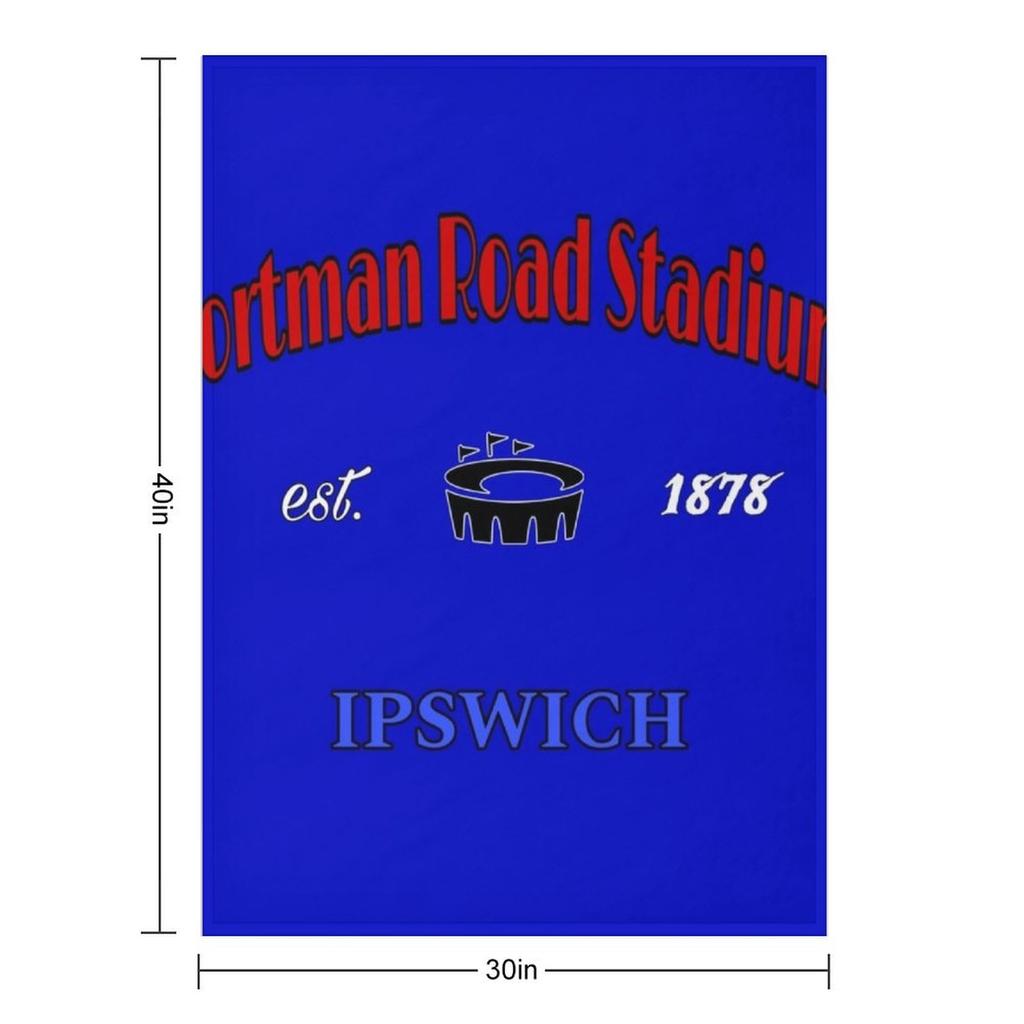 Portman Road Stadium Ipwich Town Home Throw Blanket Decorative Thin Sofas Blankets Ands Blankets