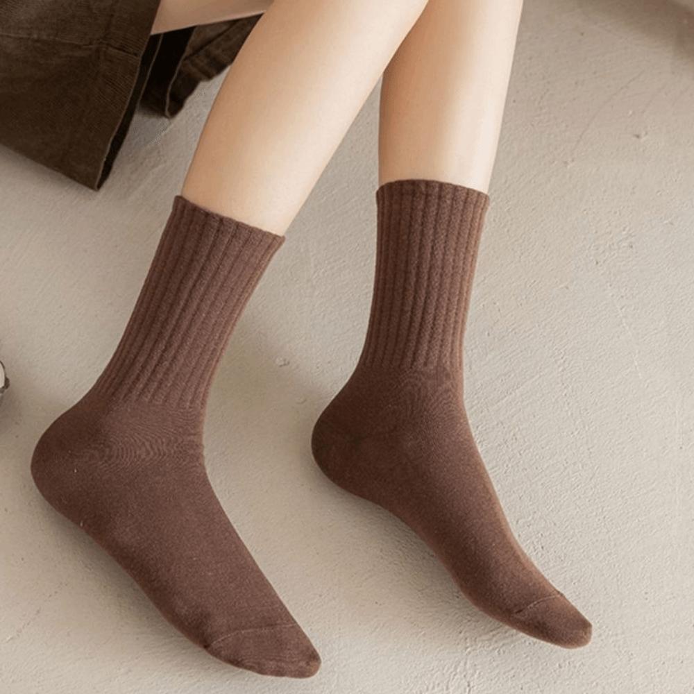 Socks Autumn and Winter Casual Socks Female Cotton Hosiery Tube Socks Women Socks Striped Socks