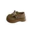 [Ushilai] Retro Platform Loafers Women's Spring 2025 New Fashion Casual Versatile British Single Shoes